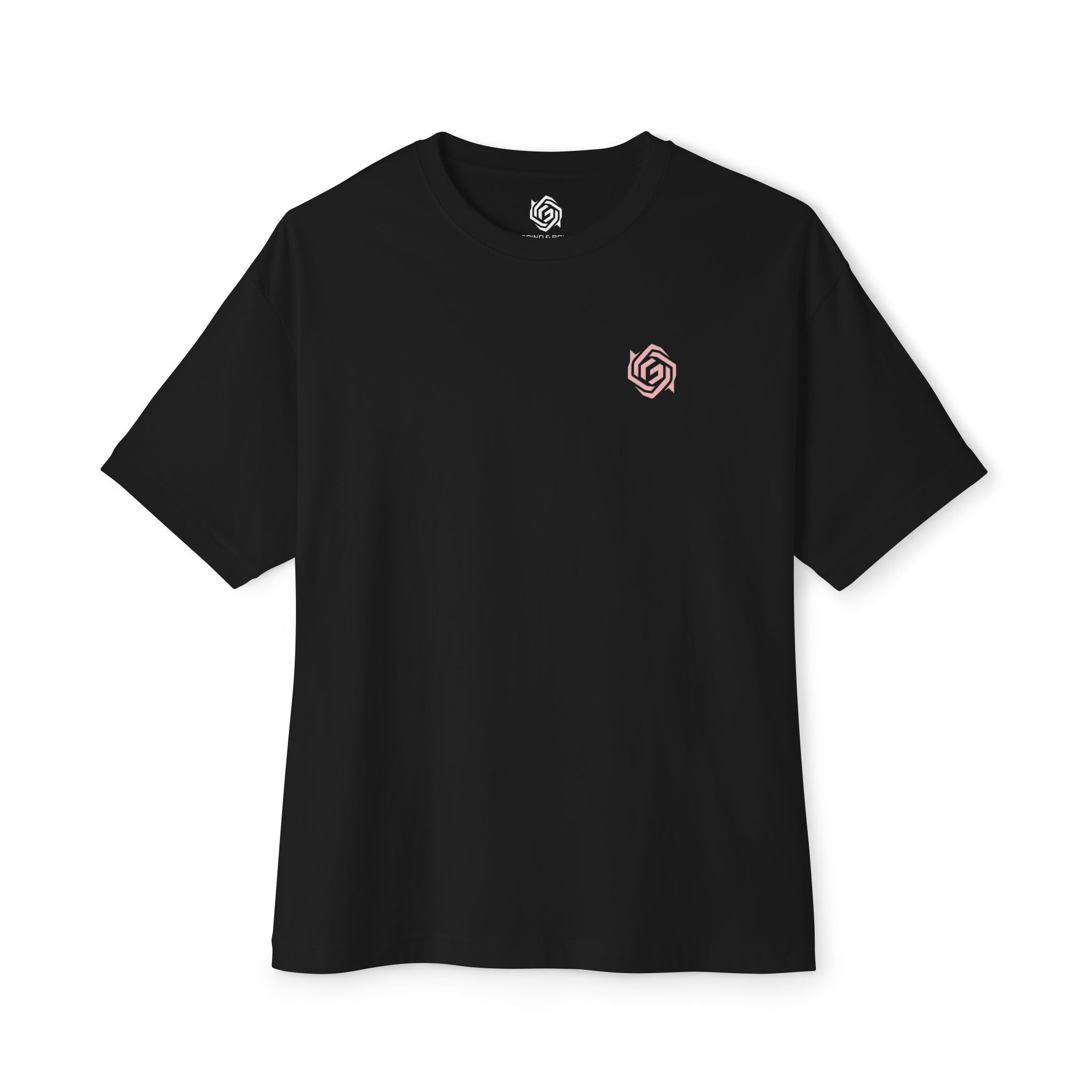 Grind & Roll — MUMYŪ 無休 Oversized Tee | Black