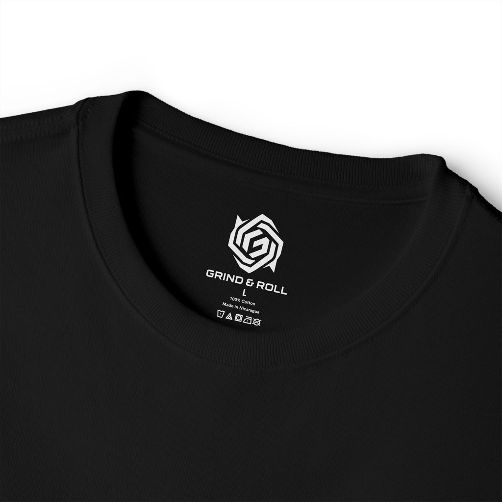 Grind & Roll — MUMYŪ 無休 Oversized Tee | Black
