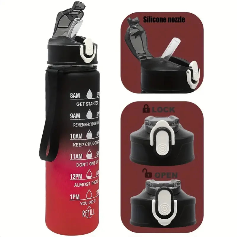 Motivational Training Water Bottle — Grind & Roll Co.