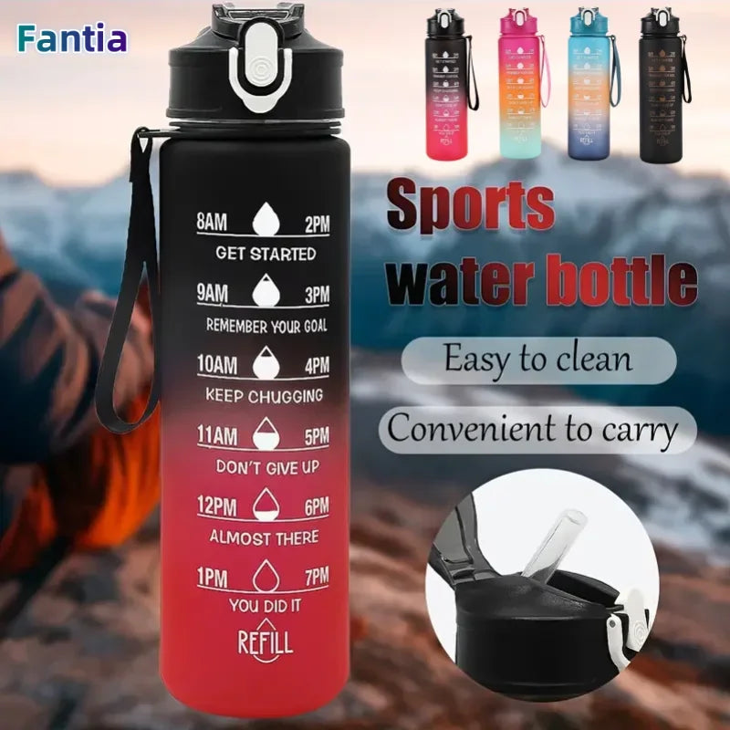 Motivational Training Water Bottle — Grind & Roll Co.