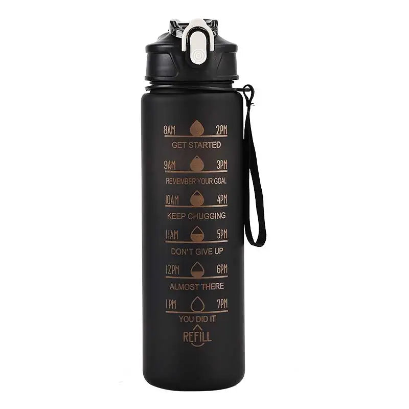 Motivational Training Water Bottle — Grind & Roll Co.