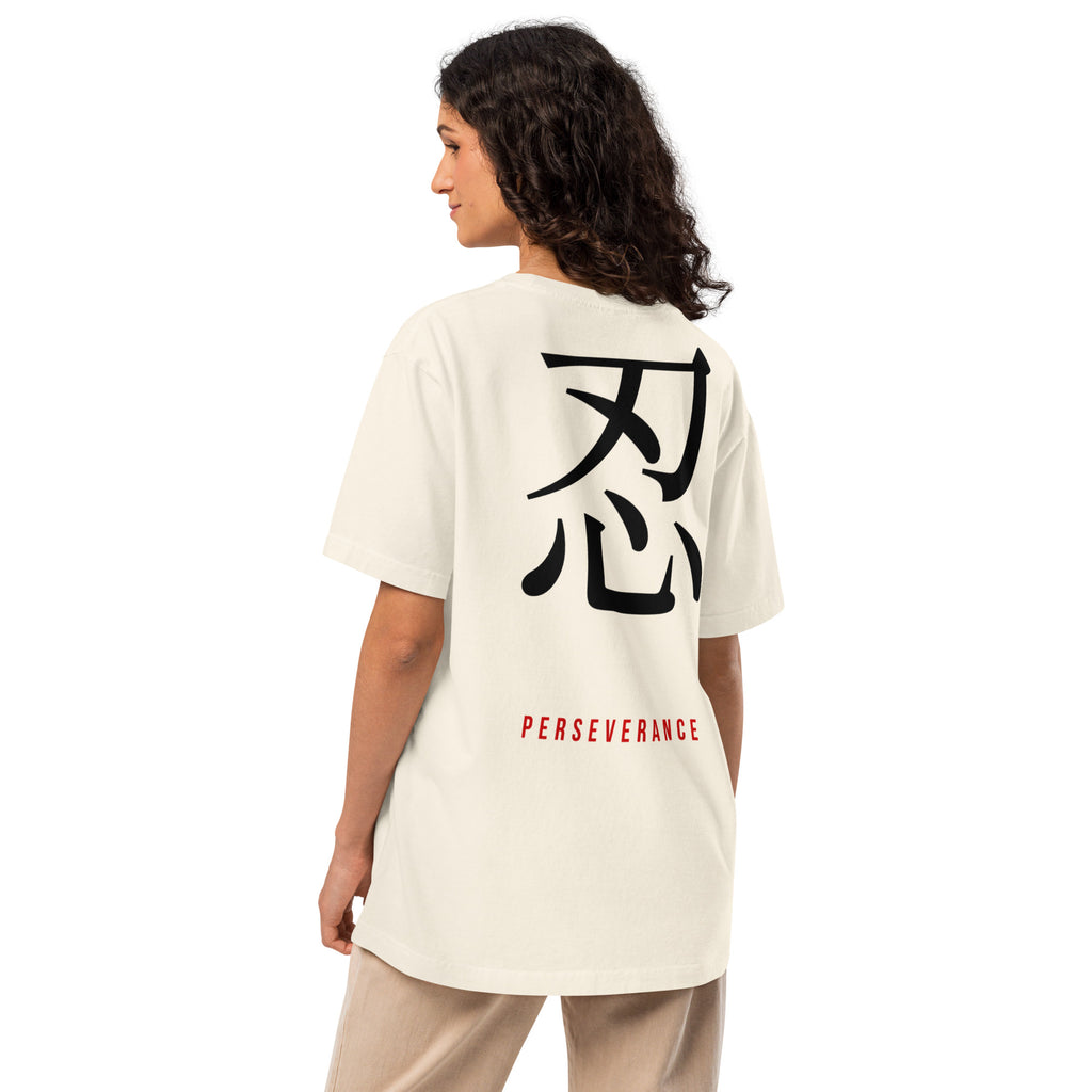 Grind & Roll — Perseverance Oversized Tee | Vintage White