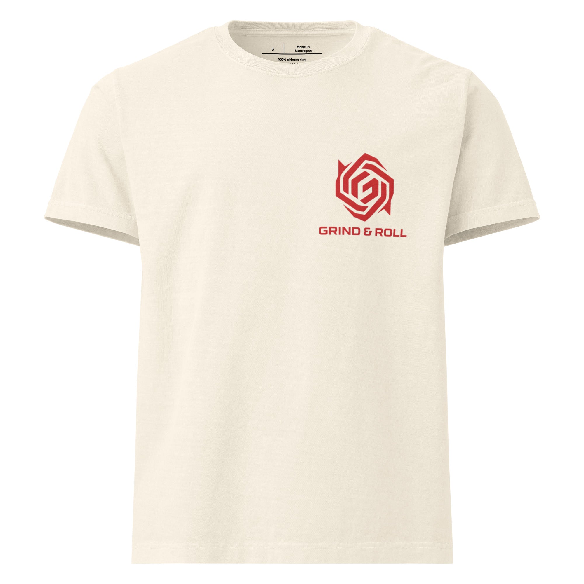 Grind & Roll — Perseverance Oversized Tee | Vintage White