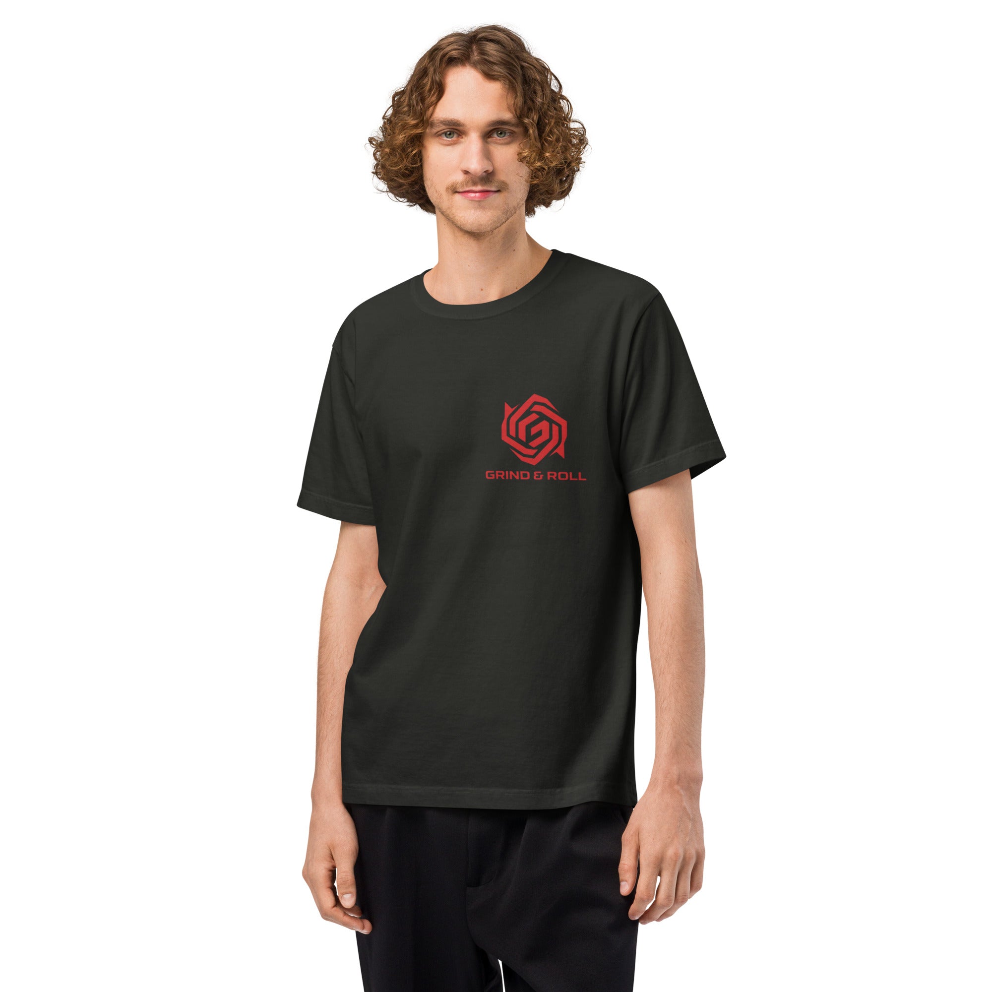 Grind & Roll — Perseverance Oversized Tee | Black