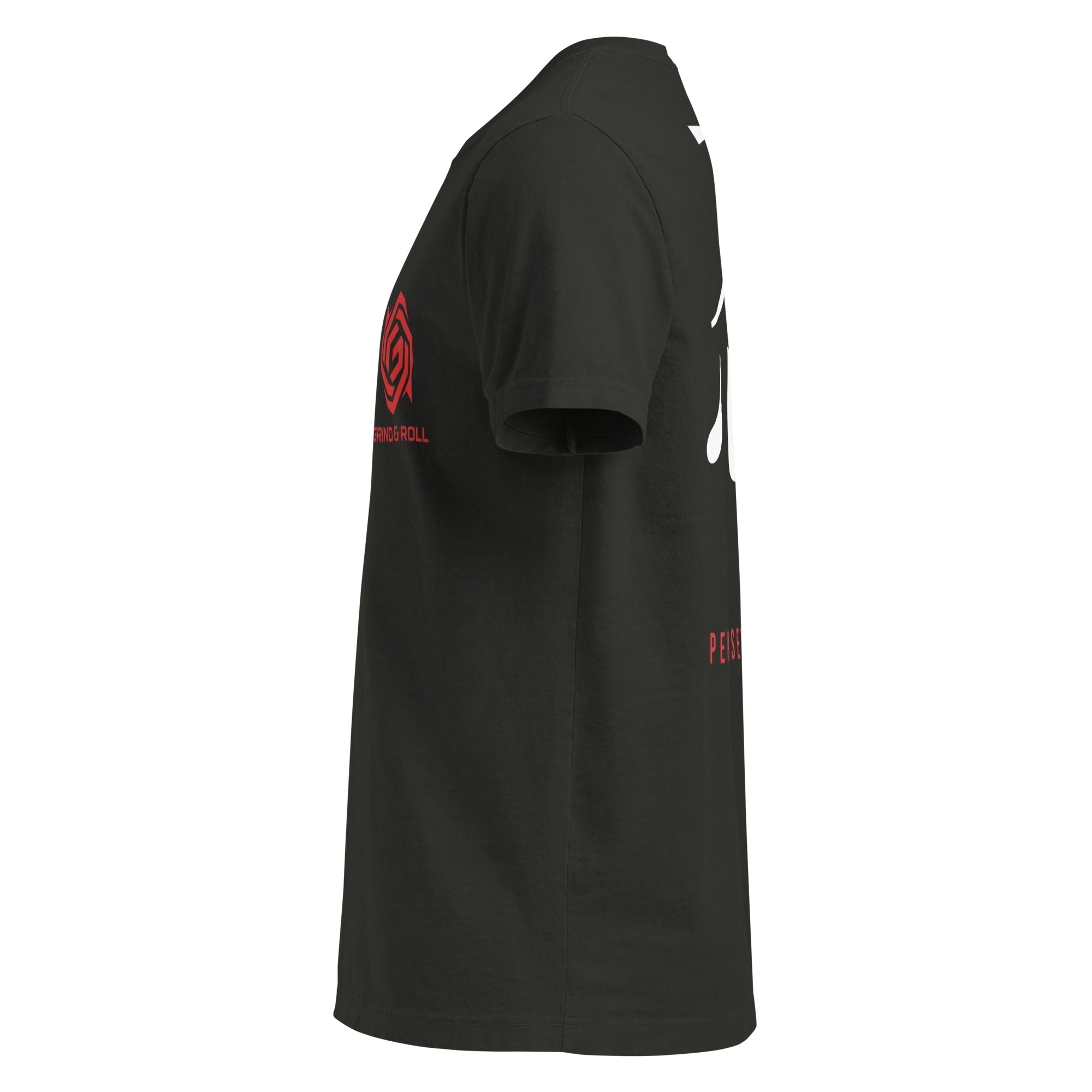Grind & Roll — Perseverance Oversized Tee | Black