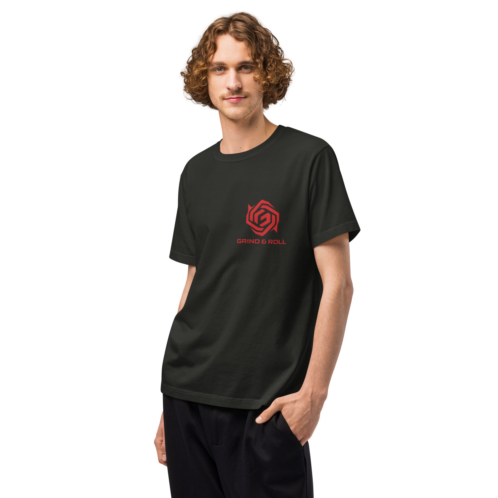 Grind & Roll — Perseverance Oversized Tee | Black